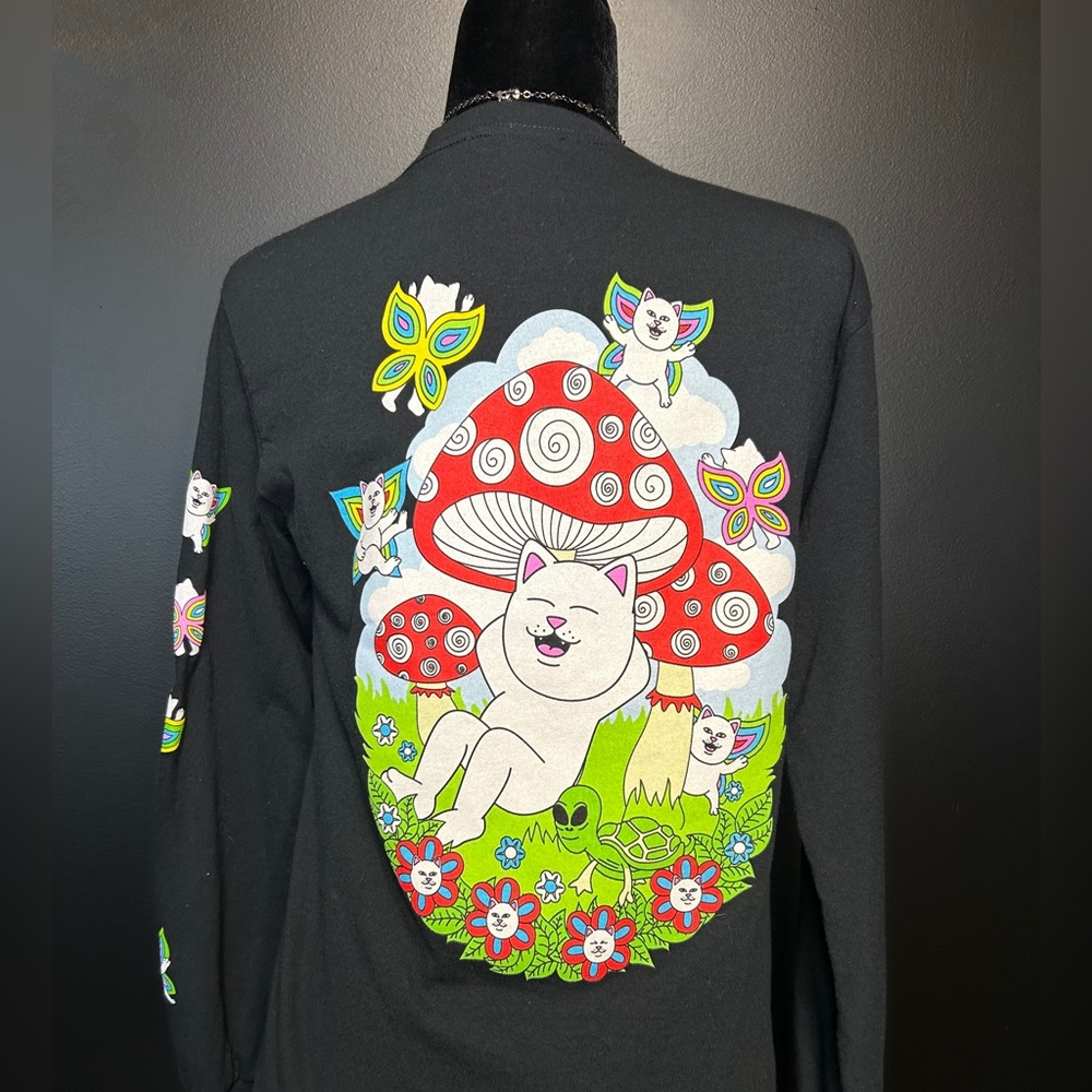 Ripndip Long Sleeve Tee – Black – Size Small